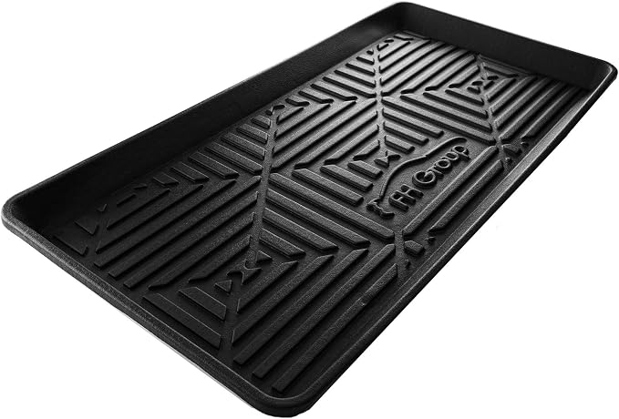 FH Group Climaproof for All Weather Protection Black Multi-Purpose Pet Feeding Bowl Tray, Dog Bowl Tray, Boot Tray, Shoe Tray, Great for Entryway or Garage 30 - Image 7