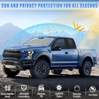 ZATOOTO Car Window Shades for Ford F-150 2021-2024 Car Window Covers Blackout | Double-Layer with Zipper | Airflow and Privacy F-150 Window Screen with Storage Bag for Camping Napping Traveling - Image 5