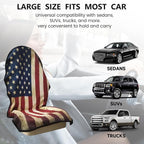 Car Seat Covers 2pcs Waterproof Towel Car Seat Cover Universal Fit for Most Trucks SUV Fitness Athletes Pets Gym and Water Sport，American Flag Design - Image 7