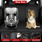 TTX LIGHTING Custom Fit Seat Covers for Tesla Model Y 2020-2026 | Preserve Premium Interior with Original Seat Pattern Perforated Waterproof Faux Leather Full Set Airbag Compatible - Image 6