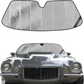 Pigenius Windshield Sun Shade for Chevrolet Camaro 1970-1981, for Pontiac Firebird 1970-1981, Custom Front Window Sunshade - AstraGuard by Pigenius