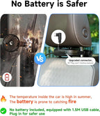 2026 NEW Car Seat Fan, Invisible Car Headrest Cooling Fan, USB Backseat Fan Portable Vehicle Design with 3 Adjustable Wind Speeds for Most Cars Vehicle Jeep Van RV Truck - Image 6