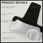 Sunglass Holder for Car Visor, Car Sunglasses Holder Leather, Eyeglasses Holder Glasses Storage Case Visor Accessories - Image 7
