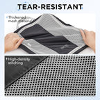 OlarHike 6 Set Compression Packing Cubes for Travel Essentials,Compressible Expandable Space Saver Bags for Organizing Clothes,Luggage Suitcase Garment Bags with Over 1000 pcs Mesh Holes(Black) - Image 5