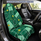 Car Seat Towel Cover for Front Seat, 1Pc Sweat Absorbent Car Seat Protector with Non-Slip Backing, Waterproof Towel Car Seat Cover for Runners, Gym, Swimming, Beach, Pets, Green Court Sport - Image 2