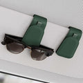 Sotfamily Magnetic Sunglass Holder for Car Visor, 2 Packs, Faux Leather | Strong Magnetism, for Most Car Visors, No Marks on Visor, Gift-Ready Packaging, Sunglass Organizer, Car Accessories for Men by Sotfamily