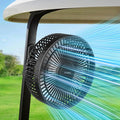 A2C Magnetic Rechargeable Fan for Golf Cart 7.5-Inch, Up to 28Hrs, 10000mAh | Battery Powered, Portable, 4 Speeds, Fits EZGO, Club Car, Yamaha Golf Cart Accessories Essentials Gifts for Men, Dad, Husband by A2CSupportAlways