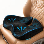 Car Seat Cushion for Driving, Coccyx Cushion for Car (Breathable 4D Cover) | Extra Large Seat Cushion for Car adds Premium Support, Sciatica Pain Relief Cushion With Breathable 4D Mesh Cover (Black) by Sitcushion