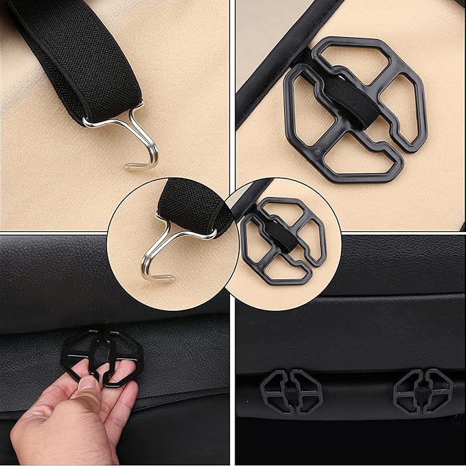Coverado Seat Covers, Seat Covers 2 Seats, Brown Car Seat Cover Front Seats, Luxury Automotive Seat Covers, Front Car Seat Covers Leather Car Seat Protector - Image 7