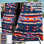 Hahafelt 2 Pack Car Seat Towel Covers Athletic Running Towel Performance Microfiber Post Workout Sweat Washable Cover Non Slip for Seat Outdoor Sport (Aztec) - Image 4