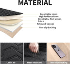 Linen Front Car Seat Covers Cloth Fabric Automotive Seat Protectors | Breathable Durable Anti-Slip All-Season Comfort Easy to Install Universal Fit for 95% of Cars Trucks SUVs Vans (Black, 2PCS) - Image 7