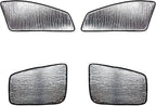 Custom Fit Car Side Window Sunshade for 2015 2016 2017 2018 2019 2020 Cadillac Escalade - Set of 4 Front and Rear Sun Shades, Reflective UV Heat Shield, Real Aluminum Foil by AutofitPro
