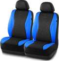 Skechers Car Seat Covers,Leather Seat Covers with GOGA Mat Technology,Waterproof Car Seat Covers Front Seats,Airbag Compatible,Comfort Universal Fit for Most Cars,Vans,Trucks,SUVs,Blue by Unknown