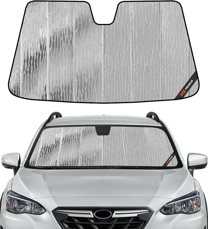 Pigenius Windshield Sunshade for Subaru Crosstrek 2018-2023, Impreza 2017-2023. Without Eyesight Driver Assist- AstraGuard by Pigenius