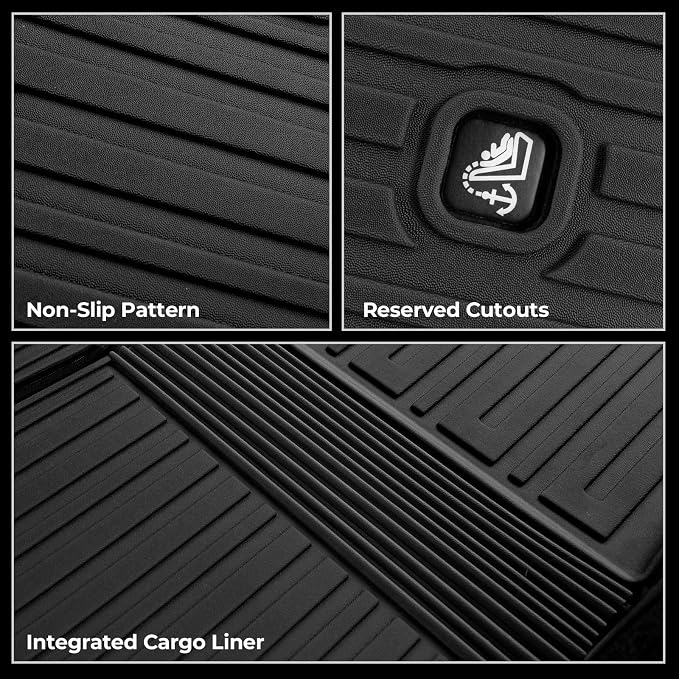 Cargo Mat for 2025-2026 Nissan Kicks (AWD/FWD) Accessories | Integrated Cargo & Backrest Liner, 3D Custom Fit, Odorless TPE, All-Weather Protection, Folds with Rear Seats, Quick Setup - Image 5