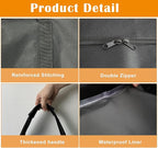 LWFCOEE Dog Playpen Storage Bag, 24/32/40 Inch Waterproof Heavy Duty Dog Fence Travel Bag with Handle for RV Trip, Fits 8 Panels Dogs Pen and 9 Stakes, 40.5"x28.6"x6.5" - Image 3