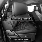 F150 Lariat Seat Covers 2021-2026 SuperCrew Custom Fit | Fits 2021-2026 Ford F150 Lariat SuperCrew, 2023-2026 F250/F350/F450 CrewCab & 2022-2025 F150 Lightning Lariat, Faux Leather - Image 5