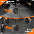 Cargo Liner & Brackrest Mat 2 in 1 for 2024-2026 Grand Highlander | Custom Fit, All Weather TPE Trunk Mat Rear Cargo Mat Back Seat Cover Protector for Grand Highlander Accessories - Image 5