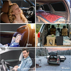 KMF 8pcs Sun Shades for Jeep Cherokee SUV 2014-2023 Accessories (NOT Grand Cherokee),Thicken Full Car Window Covers for Windshield Side Rear, UV Block and Privacy Blackout for Camping - Image 7