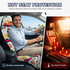 Car Seat Towel Cover 2 Pack for Front Seats, Sweat Absorbent Car Seat Protector with Non-Slip Backing, Waterproof Towel Car Seat Covers for Runners, Gym, Swimming, Beach, Desert Cactus - Image 5