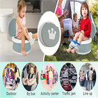 SunnySmile,Travel Potty,Car Potty for Toddler,Portable Toilet for Kids | Portable Toilet for Kids with 45 Liners,for Toddler Travel, Camping, Foldable, Indoor/Outdoor Use - Image 4