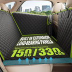 Pecute Dog Car Seat Cover for Back Seat 53.54 * 23.62 in, Car Window Fixing for Maximum Car Protection, Leather Fabric Back Seat Extender for Dogs, Waterproof & Scratch-Resistant, Support to 330 lbs - Image 6