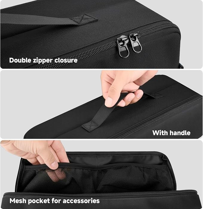 Cordless Car Vacuum Storage Bag for Fanttik Slim V8 Apex/V10 Apex/V8 Mate/V10 Mate with Handle Strap, Fanttik Cordless V8/V10 Car Vacuum Organizer Case (Case Bag Only) - Image 4