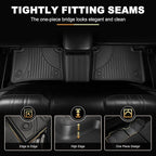 AOMSAZTO Floor Mats for Toyota RAV4 Hybrid 2026, with Door Sill Protector | Not for PHEV, Custom Fit Floor Liners All-weather Protection Full Coverage Car Mats Door Sill Guards 2026 RAV4 Accessories - Image 5