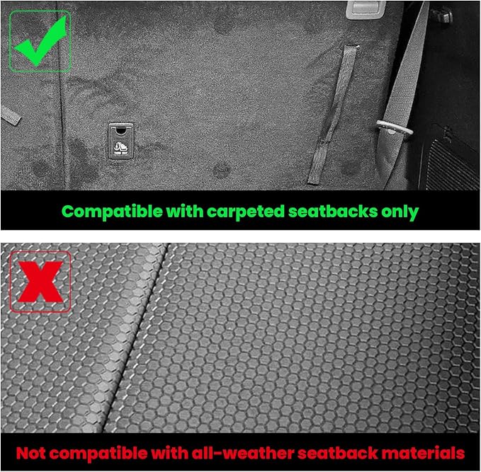 LASFIT Cargo Mat for Subaru Forester Gas 2026 2025 (& 2026 Wilderness) | All Weather TPE Custom Fit Easy Clean Durable Cargo Tray Liner Trunk Mat & Backrest Mats Accessories, Black - Image 3