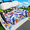 ENYORSE Golf Cart Seat Covers, Tropical Floral Seat Towel Blanket, Soft Breathable Microfiber, Keeps Seats Cool & Comfortable, 51”x31”, Fits 2 & 4 Passenger EZGO, Yamaha,Club Car Carts by EnjoyYourlifeEnjoyYourself