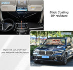 Fun Cute Cat Driving Windshield Sun Shade Umbrella Foldable Car Front Window Sunshade Blocks UV Rays Heat Keep Vehicle Cool (55" x 27.5") - Image 3