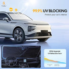 EcoNour Windshield Sunshade & Window Tint for Hyundai Tucson 2022 2023 2024 2025 2026 | Front Windshield Sun Shade UV Protection Heat Blocker | Foldable Car Sun Visor Interior Accessories - Image 3