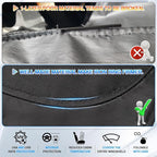 Canvcle Windshield Sun Shade for 2022-2025 2026 Nissan Frontier Accessories Thicken 6-Layer Front Window Sunshade Cover Sun Visor Protector Foldable Block UV Rays Keep Vehicle Cool - Image 4