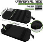 Car Sun Visor Organizer, Fits Most Cars Trucks SUV Jeeps Patrols—Black | Tactical Molle Panel Visor Storage Organizer with Sunglasses Holder for Police Gear & Overland Accessories - Image 2