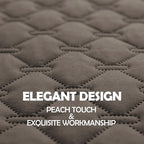 gogobunny Waterproof Dog Blankets for Large Dogs, Pet Bed Cover Breathable | Washable Pee Pads, Quilted Throw Blanket, Furniture Protector for Couch Sofa Bed Car, 82x82 Inch Dark/Light Walnut - Image 8