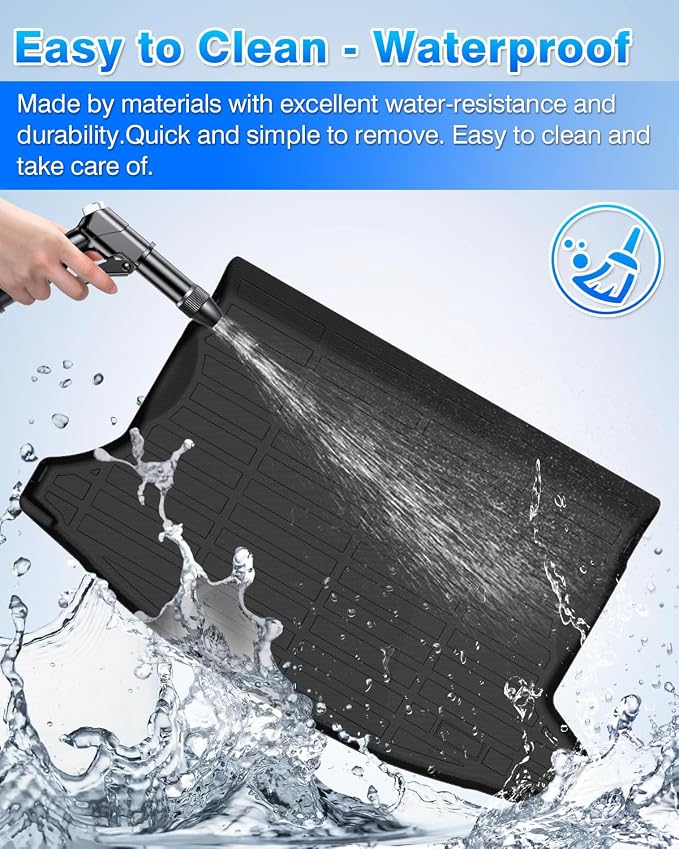 Cartist Cargo Liner Fits for 2018-2023 Crosstrek & 2017-2023 Impreza (Not fit Crosstrek Hybrid Models) Accessories All Weather Trunk Mat for Crosstrek Carpet Protection TPE Heavy Duty - Image 4