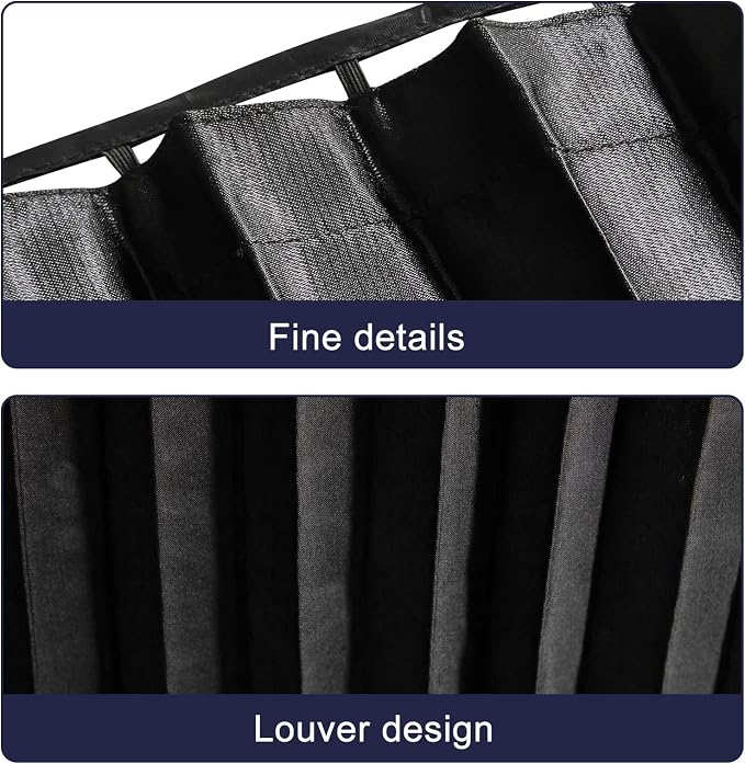 ZATOOTO Car Magnetic Side Window Sun Shades, Car Sunshades Curtains, 2 Pack | Privacy, UV‑Block, Heat Insulation, Metal Frame Fit, Camping, Sleeping,Travel, Baby Safety, and Daily Use, Easy to Install - Image 8
