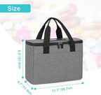 Trunab Insulated Medicine Storage Bag Travel Pill Bottle Organizer,Grey | Medication Bag for Prescription, Insulin, Supplements or Medical Supplies,Bag Only - Image 6
