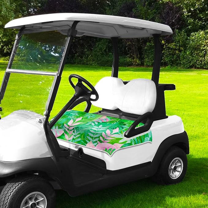 ENYORSE Golf Cart Seat Covers, Tropical Floral Seat Towel Blanket, Soft Breathable Microfiber, Keeps Seats Cool & Comfortable, 51”x31”, Fits 2 & 4 Passenger EZGO, Yamaha,Club Car Carts - Image 6