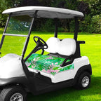 ENYORSE Golf Cart Seat Covers, Tropical Floral Seat Towel Blanket, Soft Breathable Microfiber, Keeps Seats Cool & Comfortable, 51”x31”, Fits 2 & 4 Passenger EZGO, Yamaha,Club Car Carts - Image 6