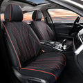 FLORICH Leather Car Seat Covers, Automotive Seat Cover 2 Pack Waterproof Seat Covers for Cars Driver Seat Cover Protectors Universal Fit for Most Cars SUV Trucks Vehicles, Black&Red Line by FLORICH