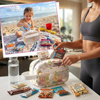 COSHAYSOO Clear SNACKS Bags Travel Pouch for Women Girls Cute Summer Beach Vacation Pool Lake Day Must Have Essentials, Teens Camp Gym Sports Park Trip Accessories Gift Bag Stuffers - Image 5