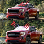 Windshield Sun Shade for GMC Sierra 1500 2500 3500 Accessories 2019 2020 2021 2022 2023 2024, Foldable Window Sunshade Sun Visor Protector, Front Windshield Sunshade Sun Shield - Image 6