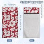 Horeset Hibiscus Flower Car Seat Towel Covers Anti-Slip Car Seat Cover Protection Washable Vehicle Seat Protectors Easy Installation Machine Washable for Trucks SUV - Image 9