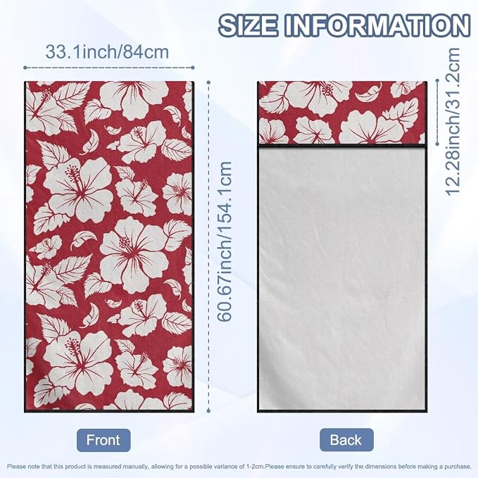 Horeset Hibiscus Flower Car Seat Towel Covers Anti-Slip Car Seat Cover Protection Washable Vehicle Seat Protectors Easy Installation Machine Washable for Trucks SUV - Image 9