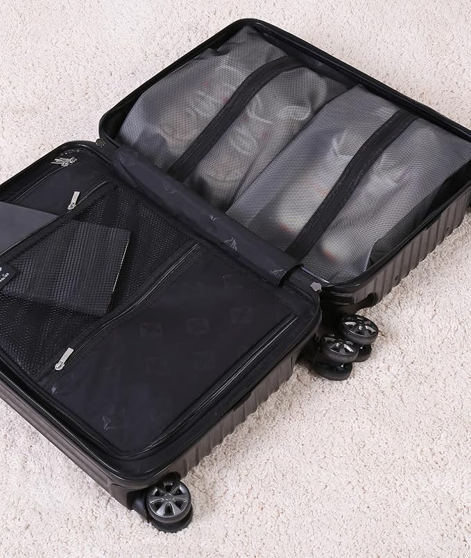 2 Pack Shoe Bags for Travel, Sneaker Bags, Waterproof Travel Shoe Bags with Zipper for Packing, Golf Shoe Dust Bags for Man and Women, Medium, Black - Image 7