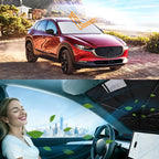 Windshield Sun Shade Umbrella for Mazda CX-30 2019-2026 CX30 | Full covered for windshield, Block UV Rays, Heat Reduction, Easy to install, Durable & Fold Up Small - Image 6