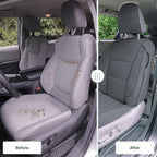 FH Group Custom Fit Car Seat Covers Specifically Made for 2011-2020 Toyota Sienna 7 Passenger, Car Seat Cover Front Set, Automotive Seat Covers in Solid Gray Faux Leather, Waterproof and Washable - Image 3
