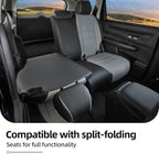 Lolcar CRV Seat Covers Custom Fit for Honda CRV 2023 2024 2025 2026 Leather Car Seat Cover Full Set for Trucks SUV,Waterproof Car Seat Cushion,Faux Leather (Black/Gray) - Image 8