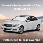 EcoNour Windshield Sunshade Compatible for Mercedes Benz C Class 2008-2014 | Sun Visor for Front Windshield & Window Sun Shade Cover, UV Heat Blocker & Protector, Car Accessories - Image 2